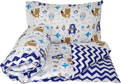 Baby's Comfort Reversible 2pc Bedding Set Duvet Cover 120x90 Beige/Cream