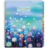 Teacher Planner 2026-2027 - Planner 2026-2027, Teacher Lesson Planner from July 2026 to June 2027, 11" x 8.3", Weekly &amp; Monthly Lesson Plan Book for Teachers - Blue Floral