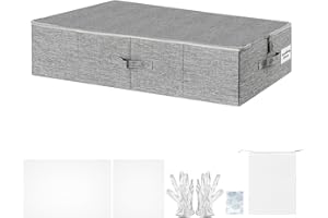 Large Wedding Dress Preservation Box Kit, Wedding Dress Storage Box with 30 Sheets of Acid-free Tissue Paper, Microfiber Glov