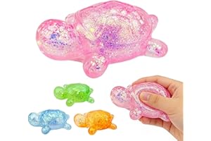 Mini Turtle Squishies, Slow Rise Squishies, Anxiety Relief Stress Reliefs Sensory Toys, AKE Sea Animal Squeeze Balls, Mini Tu