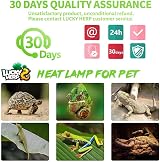 LUCKY HERP 150W Reptile Heat Lamp Basking Spot UVA Light E27 220-230V view 7