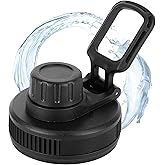 Spout Lid Replacement for Hydro Flask Wide Mouth 12, 16, 18, 32, 40, 64 OZ, Chug Lid for Thermoflask with Handle, Replacement Lid for Wide Mouth Water Bottle 2.28in