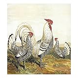 Naanle Dishwasher Magnet Cover Vintage Rooster