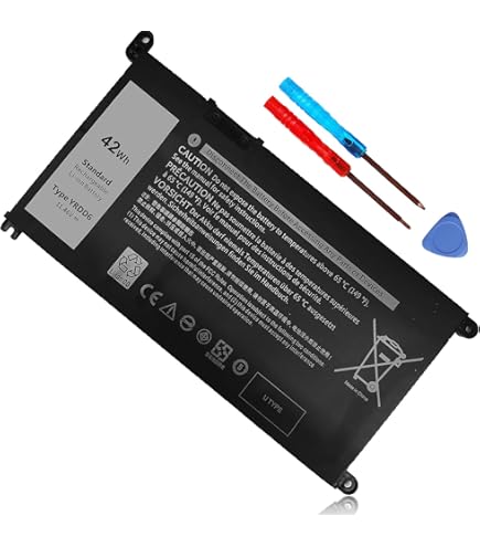 Batterie 33YDH 56Wh Compatible Dell - Pour Inspiron, Latitude, G3, G5, G7 - Remplacement Haute Capacité