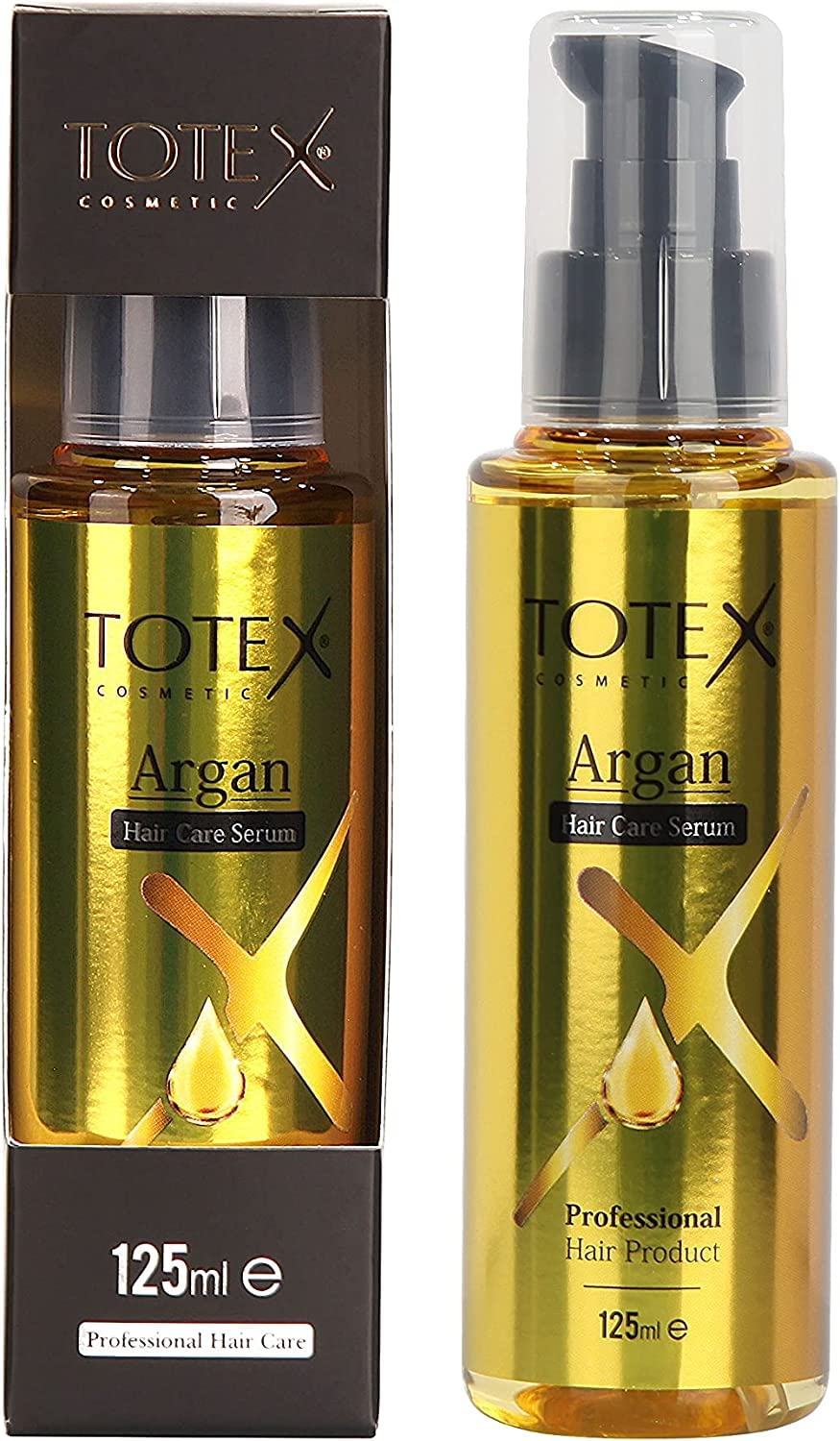 Argan Hair Serum Oil 125ml | Deep Repair & Nourishing Treatment for Dry & Damaged Hair | Anti-Frizz Shine Serum | Heat Protection & Split End Repair | Smooth & Silky Hair Care for Men & Women