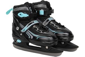 JGMLZK Ice Skates,Hockey Skates,Skates with Adjustable 4 Sizes for Boys Girls Youth Men Women and Beginners