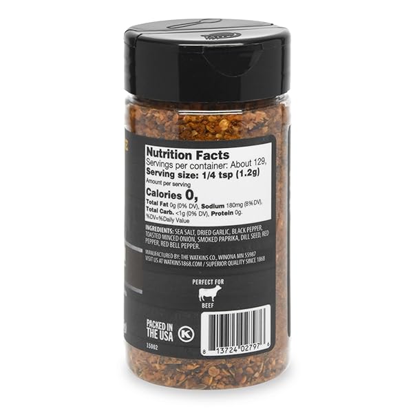 YELLOWSTONE CATTLEMAN STEAK SEASONING AND RUB, 5.4OZ