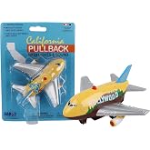 Daron California Pullback Toy with Light and Sound | Officially licensed, pullback action, flashing LED lights, jet sounds, batteries included, durable plastic material
