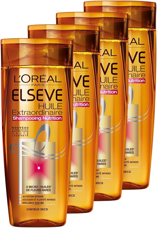 Après-Shampoing L'Oréal Elsève Huiles Extraordinaires - 180ml, Nourrissant Et Lissant