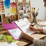 Seco Foldover Clipboard Pack of 4 Assorted Colours view 4