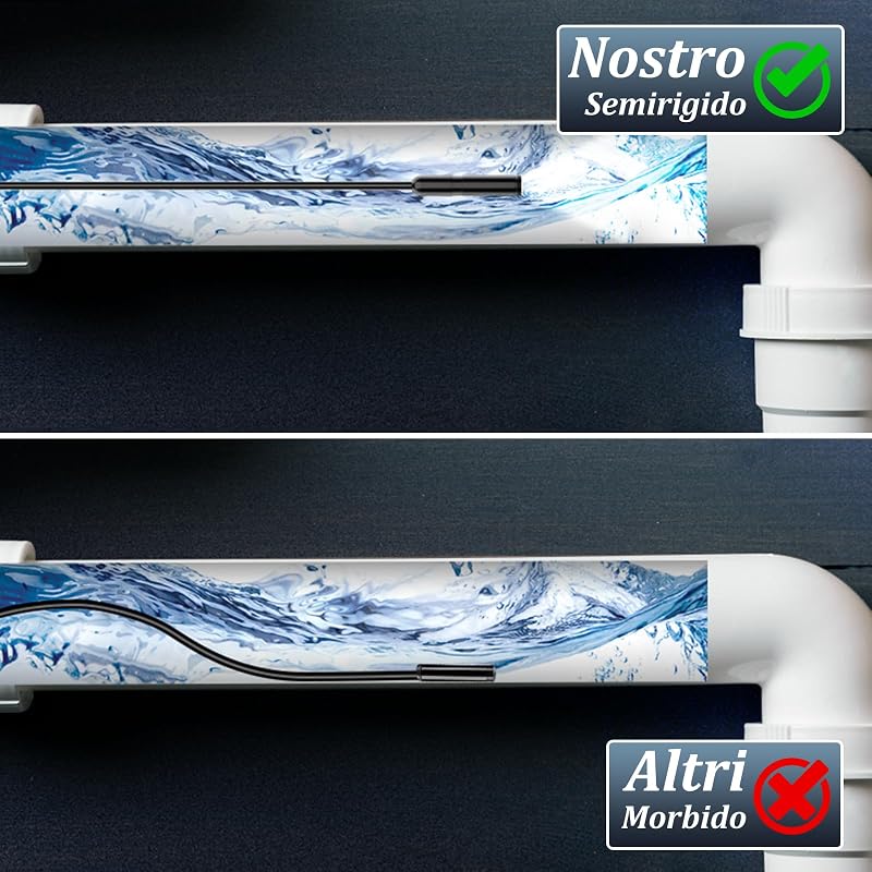 Endoscopio per Smartphone 1920P HD, Telecamera Endoscopica 10m