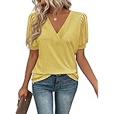 Enunube Womens Beach Vacation Summer Tops Cute Blouses Spring T Shirts Casual Dressy Tees Fashion Trendy Clothes 2026