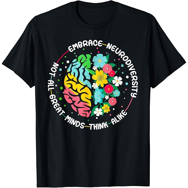Neurodiversity Sweatshirt - 'Not All Great Minds Think Alike' Autism Awareness Mental Health Top