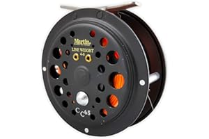 MARTIN FLY FISHING Martin Caddis Creek Fly Fishing Reel, Reinforced Aluminum Spool with Push Button Release