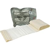 Compact Trauma Bandage, 5 ft, 1 Pack &ndash; Low-Profile Compression Wound Dressing for Moderate Hemorrhage, Ideal for Emergency and First Aid, Latex-Free | TacMed Solutions