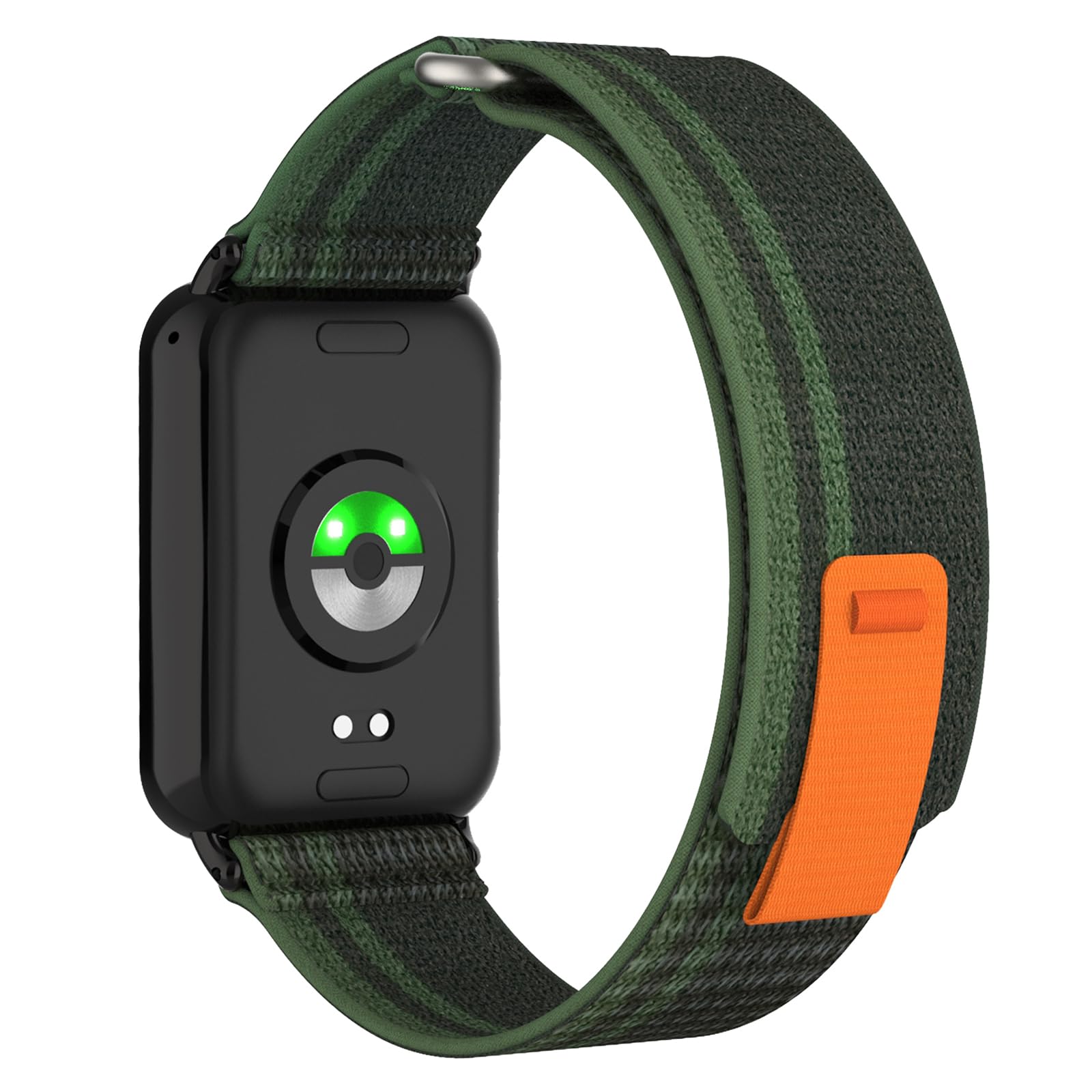 ZoRoll Nylon Strap for Xiaomi Redmi Watch 5 / Redmi Watch 4, Sport Replacement Bracelet, Watch Band for Xiaomi Mi Band 9 Pro/Mi Band 8 Pro - Green