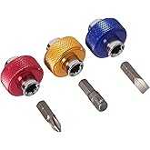 Titan 11218 3-Piece 1/4-Inch Drive Finger Grip Drivers, Mini Bit Driver Set