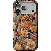 Casely iPhone 17 Pro Max Case | Fallen Gold | Antique Floral | Bold Protective Design | Compatible with MagSafe