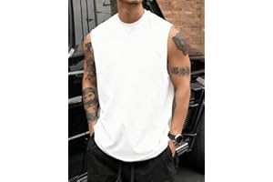 Mens Tank Top, Sleeveless Athletic Shirt, Soft Stretch Summer Workout Top, Sizes S-XL