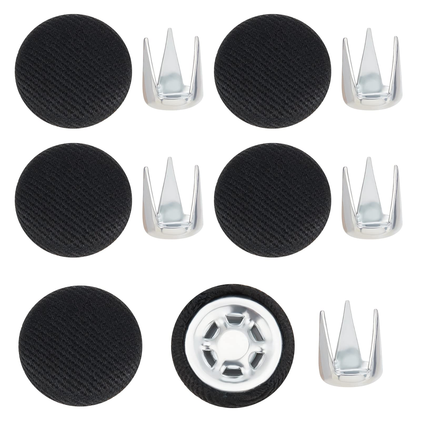 WEBEEDY 30 Pcs BaseballButton Top Replacement Hats Buttons Hat Button Replacement Repair Making Supplies