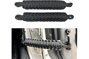 Door Straps for Jeep,Door Limit Strap Compatible with Jeep Wrangler CJ YJ TJ JK JL 1987-2023,Heavy Duty Paracord Door Straps 