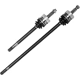 DTA DC2501725016A front Left Right Pair - 2 New Premium CV Axles Compatible with 1993-1998 Jeep Grand Cherokee; Can Replace U Joint Design Axles Too