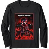 Terminator Your Future Is In It's Hands Endoskeleton Long Sleeve T-Shirt