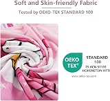 MOKANI Kids Hooded Poncho Towel Pink Unicorn 75x75 cm 6-14 Years view 6