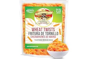 DON TURINOS ¡QUE RICOS! Duritos (Duros) Mexican Wheat Pellet Twists 2LB - Fritura De Tornillo - Traditional Fried Snack- by Turinos