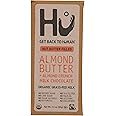 Hu Almond Butter + Almond Crunch Milk Chocolate Bar, Fair Trade, Kosher, USDA Certified Organic, Gluten Free, 2.1 Ounce (Pack of 6)