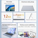 Jumper EZpad Pro 8 Tablet PC 11.6" FHD IPS E3950 Quad Core 12GB RAM 128GB view 2