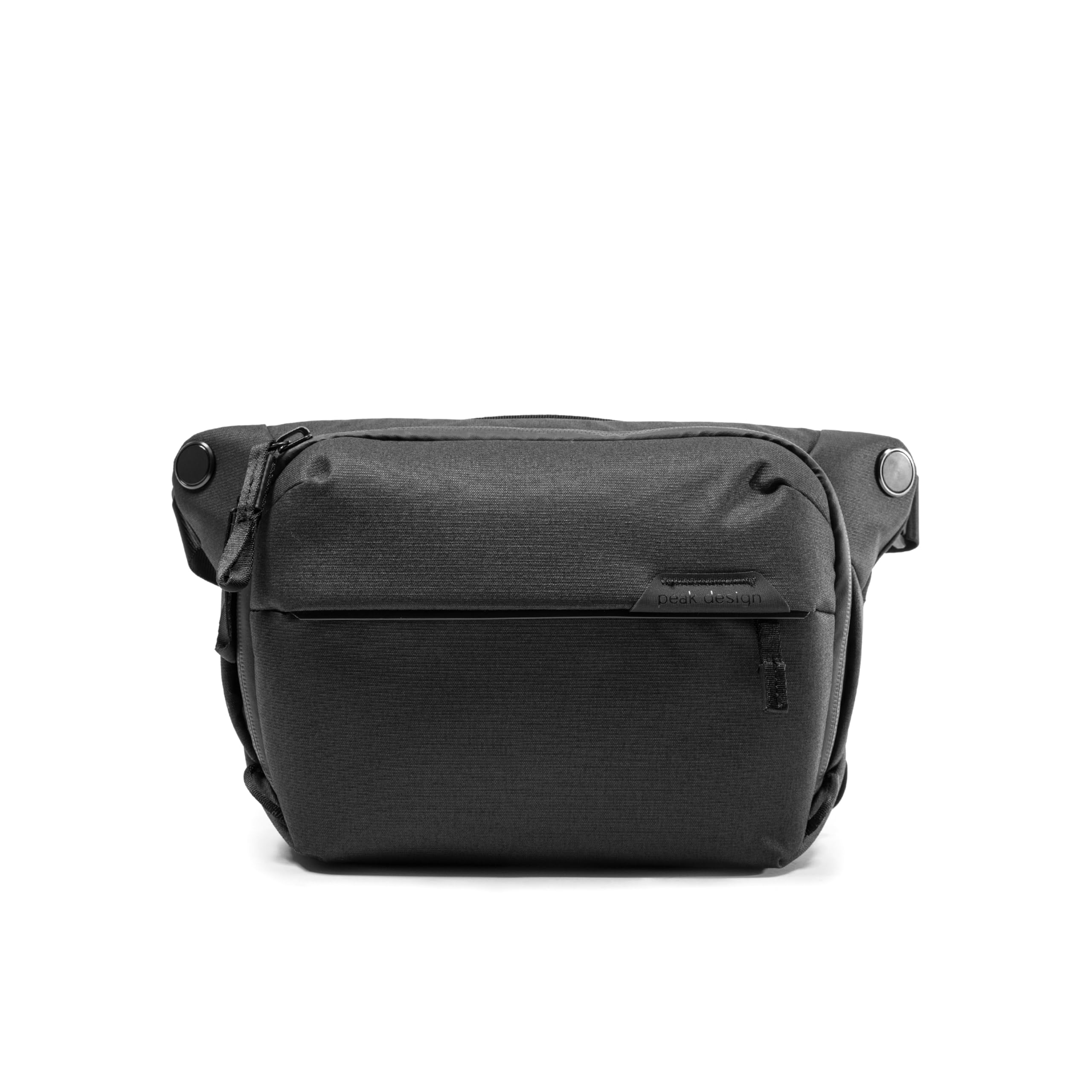 Peak Design Everyday Sling 3L, Black, Padded Adjustable Shoulder Strap for Crossbody or Waist Carry, FlexFold Divider, Ideal for Carrying Cameras or Everyday Essentials, Sling Bag for Men and Women
