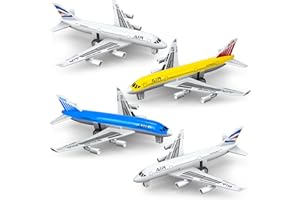 Tcvents Airplane Toys, Metal Plane Pull Back Airplane Toys for 3 4 5 6 7 Years Old Boys Girls, Die Cast Aircraft Plane Models, Kids' Play Vehicles Aeroplane Airplanes for Kids Birthday Gift