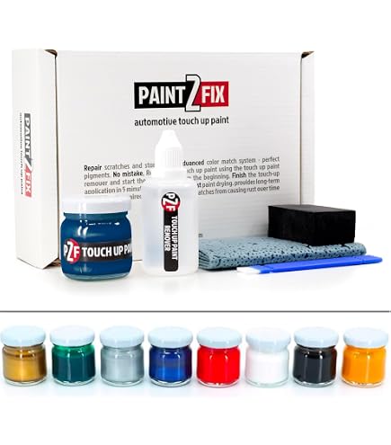 ScratchesHappen Exact-Match Touch Up Paint Kit - Blue Stone (RU9) For Hyundai, Includes Paint & Clear Coat - View #14