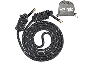 veimia Flow Rope for Fitness High Performance Double Woven Workout Rope Adjustable Flow Jump Rope for Men Women Training Indoor Outdoor Cardio Exercise Rope for beginner