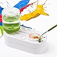 Paint Brush Cleaner, Automatic Paintbrushes Rinser for Acrylic, Watercolor, Painting Water Dispenser with Pen Holder, Large C
