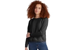 Hanes womens Crewneck Sweatshirt, Ecosmart Fleece Pullover With V-notch, Sweatshirt for Women