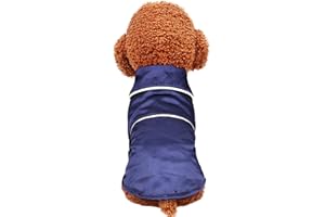 LESS BAD Lifeunion Small Dogs Cats Pajamas Pet Soft Silk Lapel Two-Legged Sleepwear Shirt for All Season (Medium, Blue)