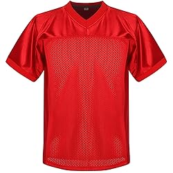 Youth Blank Football Jersey, Kid's Practice Sports