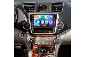4+64G 7" Car Radio for Toyota Highlander 2001-2007 Double Din Car Stereo with Wireless CarPlay and Android Auto Touch Screen 