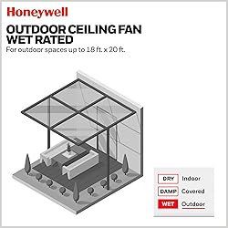 Honeywell Ceiling Fans Port Isle Modern 54 Inch