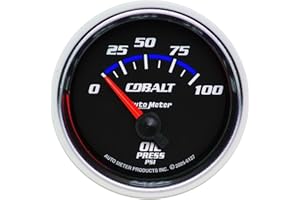 Auto Meter 6127 Cobalt Short Sweep Electric Oil Pressure Gauge