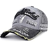 Ibluelover Washed Distressed Cotton Baseball Cap Unisex Adjustable Snapback Trucker Hat