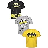 DC Comics Justice League Batman Joker Riddler 3 Pack Graphic T-Shirts Toddler to Big Kid