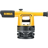 DEWALT Transit Level, Surveying Tool with Tripod and Rod, 20X Magnification (DW090PK)