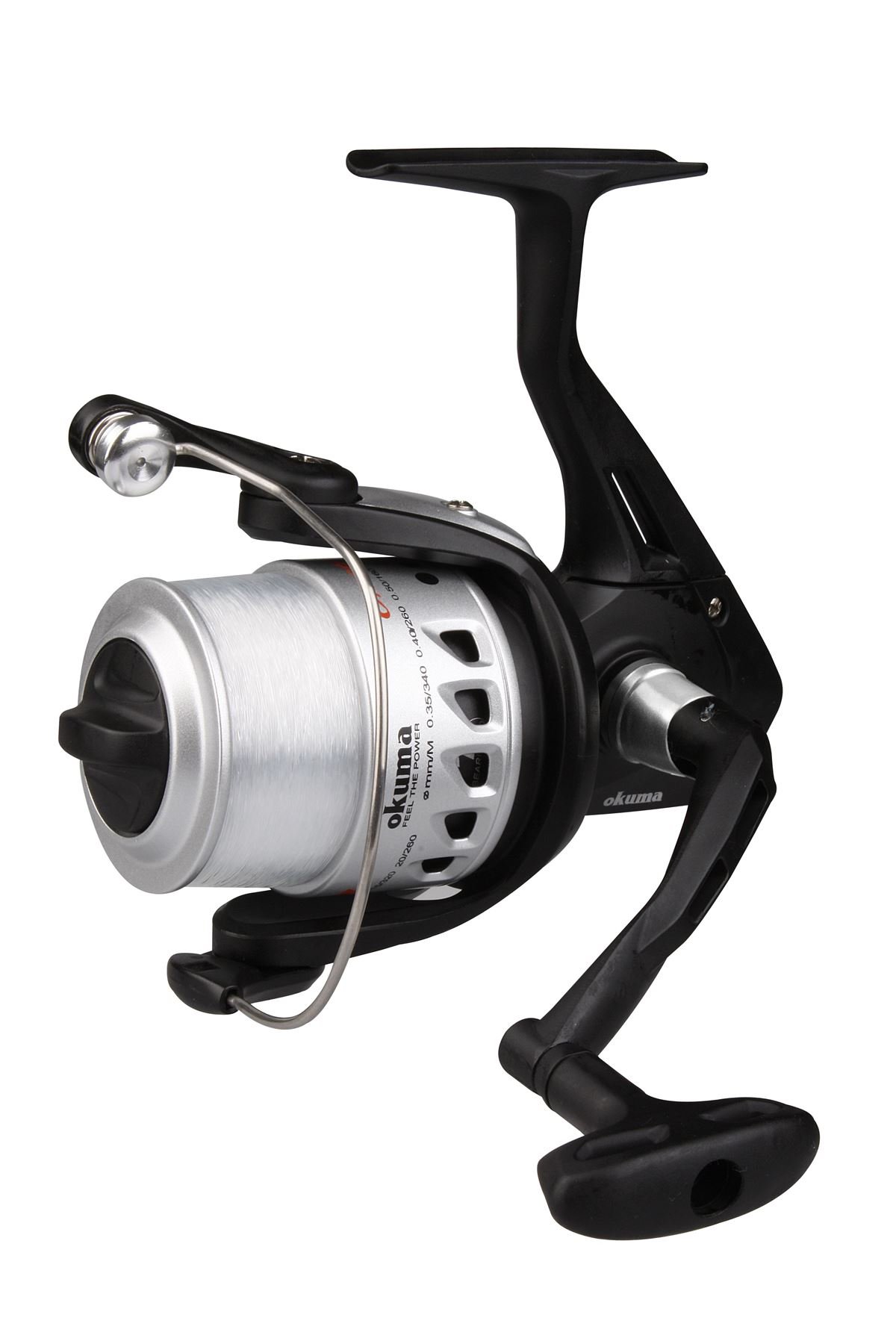 Okuma Electron ELC-180 FD With Line Plus Spool Fishing Reel - Black
