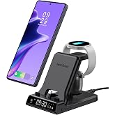 25W USB C Fast 3-in-1 Foldable Charging Dock for Samsung A57 Galaxy Watch | Wired Fast Charging, for Galaxy S26/S25/Z Flip 8/Fold 8/A57/A36,not for Galaxy Watch Ultra 2/9, USB C Buds, SwanScout 701S