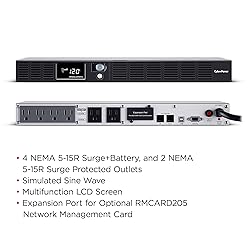 CyberPower OR500LCDRM1U Smart App LCD UPS Battery