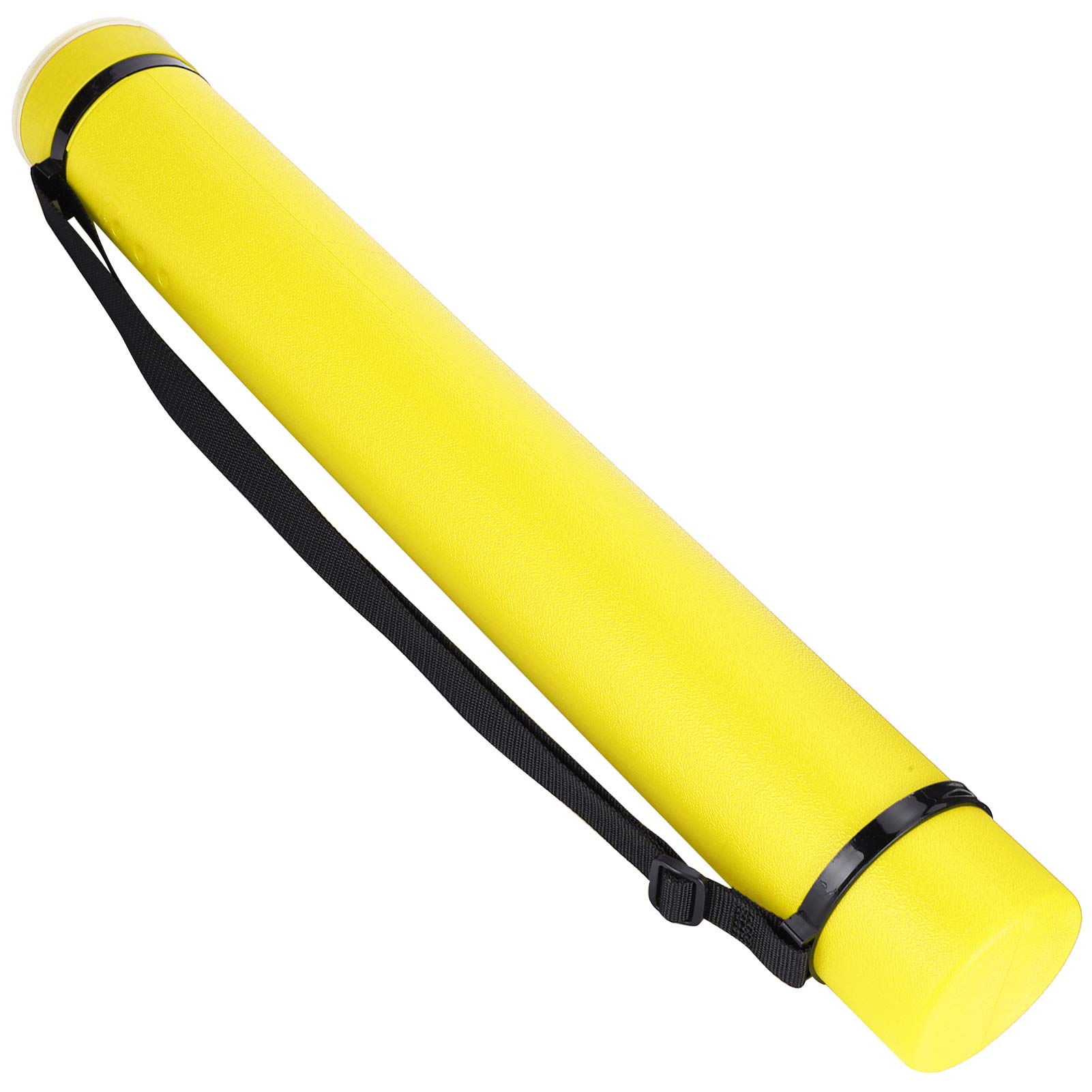 Extendable Extendable Storage Tube Drawing Storage Tube Adjustable Moderate Plastic Telescoping Drafting Tube for Artworks for Drafting(Yellow)