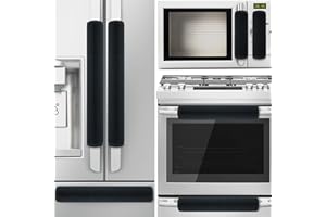 ZAWAGIIK Refrigerator Handle Cover, Fridge Handle Cover Kitchen Decor and Accessories for Fridge Oven Microwave Dishwasher Handles Protector, Keep Off Fingerprints Food Stains